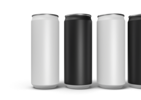 Soda or soft drink can mockup png