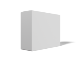 maqueta de empaque de caja cuadrada o rectangular png