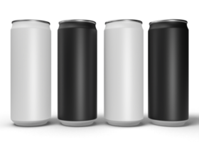 Soda or soft drink can mockup png