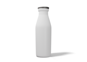 melk en water fles verpakking mockup png