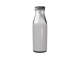 maquette d'emballage de bouteille de lait et d'eau png