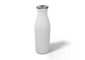 Milk and water bottle packaging mockup png
