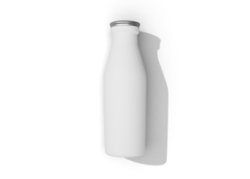 maquete de embalagem de garrafa de leite e água png