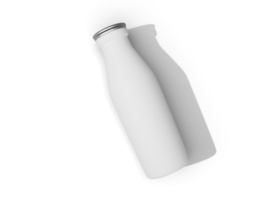 maqueta de empaque de botella de agua y leche png