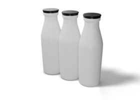 mjölk och vatten flaska förpackning attrapp png