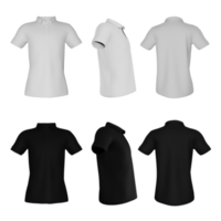 maquete de camisa polo isolada png