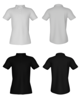 maqueta de camisa polo aislada png