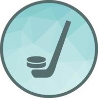 Hockey Low Poly Background Icon vector