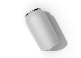 Soda or soft drink can mockup png