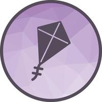 Kite Low Poly Background Icon vector