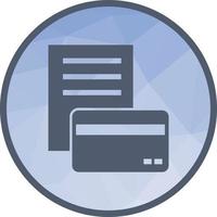 Pay via Card Low Poly Background Icon vector