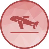 Flight Low Poly Background Icon vector