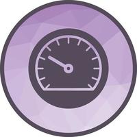 Speedometer Low Poly Background Icon vector