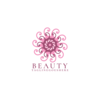 Modern beauty logo design png