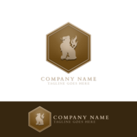 Animal logo with Lion icon png