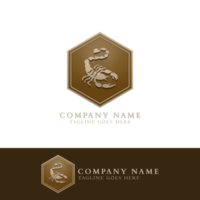 logotipo animal com ícone de escorpião png