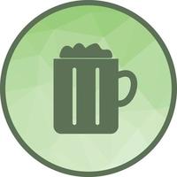 Beer Low Poly Background Icon vector