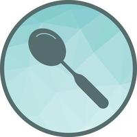 Spoon Low Poly Background Icon vector