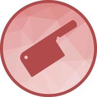 Meat Cleaver Low Poly Background Icon vector