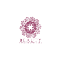 Modern beauty logo design png