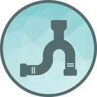 Pipeline Low Poly Background Icon vector