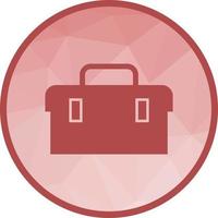 Toolbox Low Poly Background Icon vector