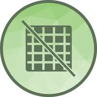 Grid Off Low Poly Background Icon vector