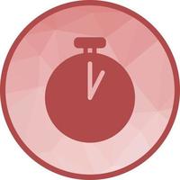 Timer Low Poly Background Icon vector