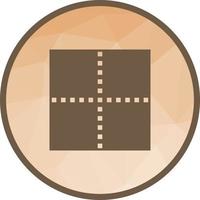 All Border Low Poly Background Icon vector