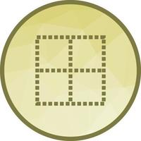 No Border Low Poly Background Icon vector