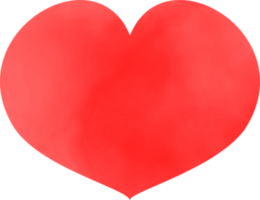 bellissimo amore forma acquerello png