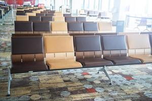 modern airport terminal waiting room photo