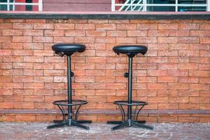 Outdoor Bar counter and Bar stools photo