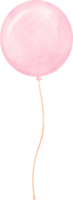 joli bouquet de ballons pastel doux aquarelle png