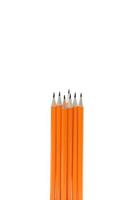 Amazing isolated pencils on pure white background photo