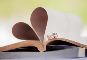 The wedding rings of you and me, the witness of love photo