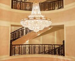 beautiful crystal chandelier in a roombeautiful crystal chandelier photo