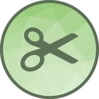 Cut Low Poly Background Icon vector