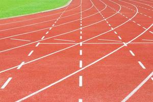 pista de atletismo, concepto deportivo foto