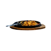 hot plate food with transparent background png