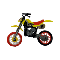 adorables jouets de motocross avec fond transparent png