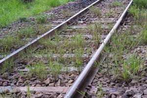 línea de ferrocarril en chiang mai, tailandia 5 foto