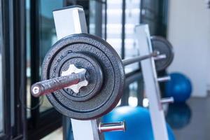 Dumbbells on the shelf photo