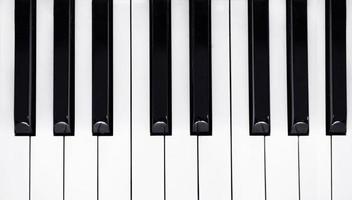 el teclado del piano foto