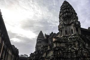 Angkor Wat is a temple complex in Cambodia and the largest religious monument in the world photo