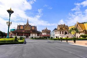 pabellón del palacio real chanchhaya en phnom penh, camboya. foto