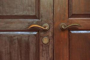 Old door and lock photo