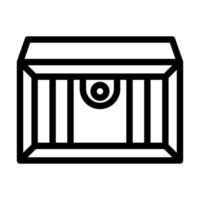 Loot Crate Icon Design vector