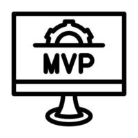 Minimum Viable Product Icon Design vector