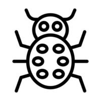 Bug Icon Design vector